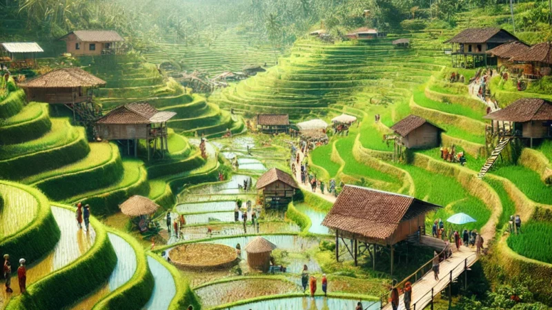 Kreatif Warga Desa Ciptakan Ekowisata dari Sawah