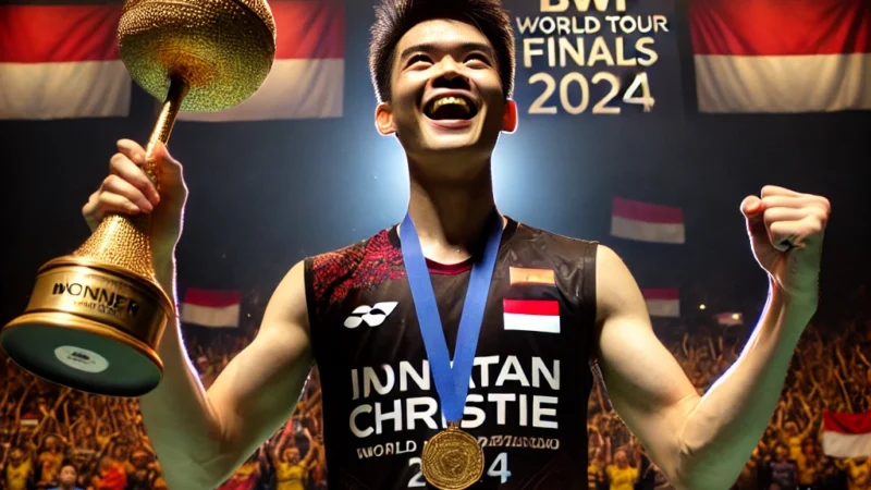 Jonatan Christie Raih Gelar Juara di BWF World Tour Finals 2024